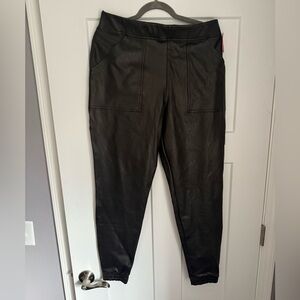 SPANX Leather-Like Joggers